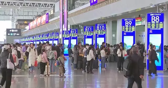 China expects record-high passenger trips during 2026 Spring Festival travel rush