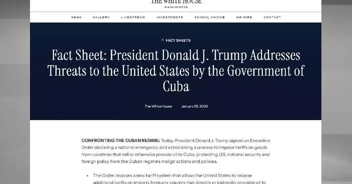 Trump threatens tariffs on countries selling oil to Cuba