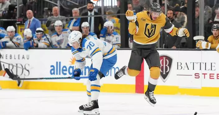 Marner, Stone lead Golden Knights to 4-2 win over Blues