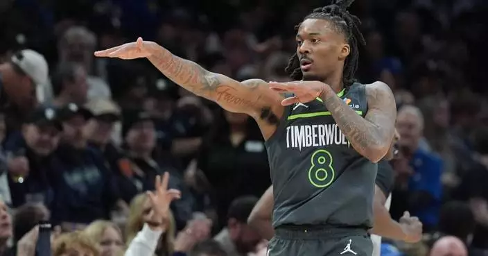 Timberwolves beat the Warriors 108-83 to snap a five-game losing streak as top stars rest
