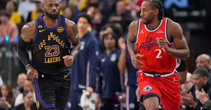 Kawhi Leonard’s 24 points help Clippers hold off Lakers in tight fourth quarter