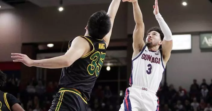 Warley scores 19 points and Fogle grabs key rebound as No. 8 Gonzaga edges San Francisco 68-66