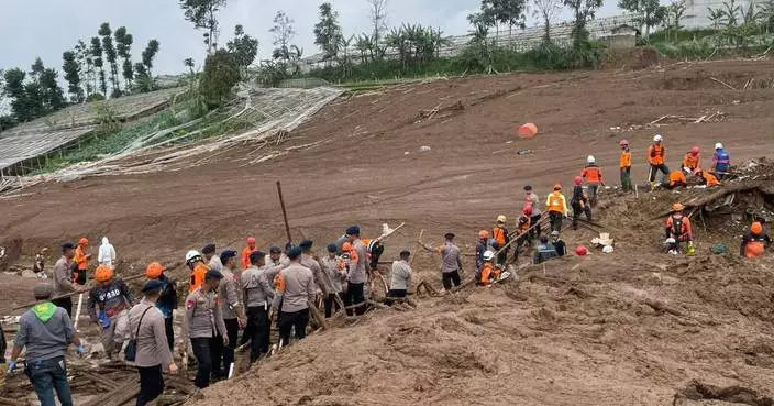 Indonesian marines among 80 missing in deadly West Java landslide