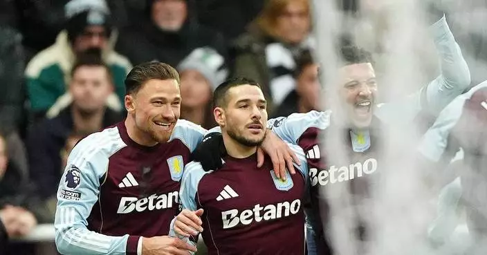 Aston Villa beats Newcastle to keep pressure Arsenal and Man City at the top of the Premier League