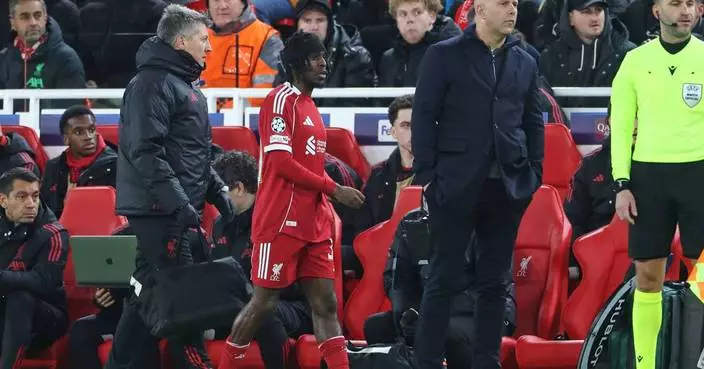 Liverpool right-back Frimpong to miss ‘a few weeks’ with muscle injury