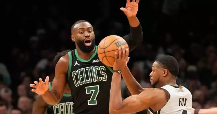 Celtics star Jaylen Brown criticizes officials after loss to Spurs
