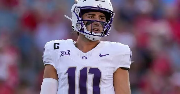 No. 1 Indiana starts post-Mendoza era with new former TCU quarterback, new receiver, AP source says