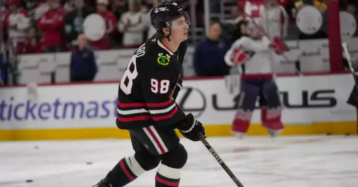 Blackhawks center Connor Bedard returns from right shoulder injury