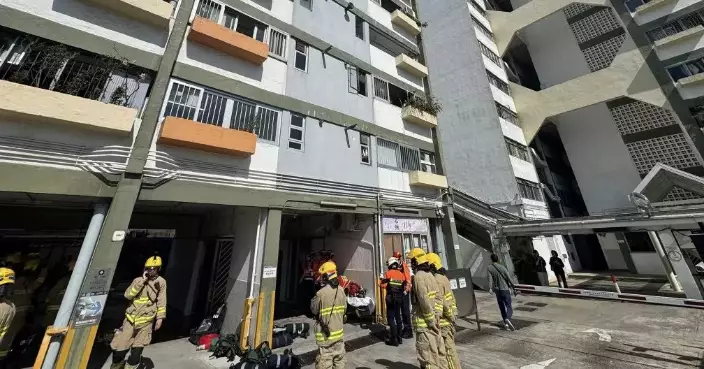 A Fire Broke out at Cho Yiu Chuen in Lai King, A 70-Year-Old Man Died on the Site