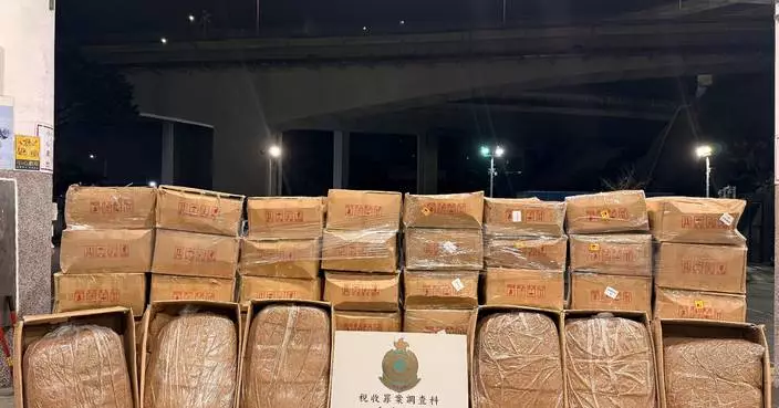 Hong Kong Customs Seizes 4,800kg of Illicit Tobacco in Major Raid, One Arrested