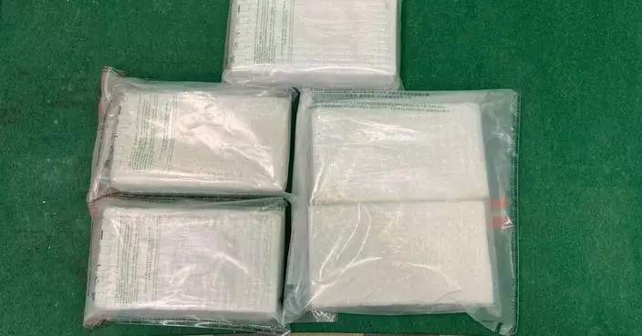 Customs Seizes 5kg Cocaine from Air Passenger at Hong Kong Airport, Arrests 21-Year-Old Male.
