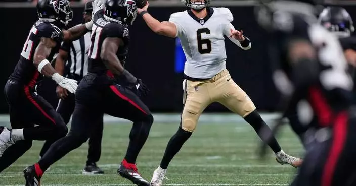 Saints QB Tyler Shough concludes his solid rookie year with a late pick and a loss