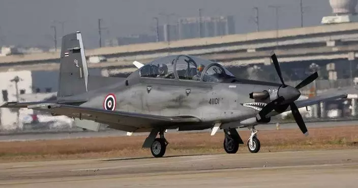 Thai Air Force says 2 pilots killed in plane crash during training mission