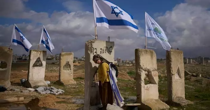 Photos of sparse West Bank outpost as it is inaugurated a new Israeli settlement