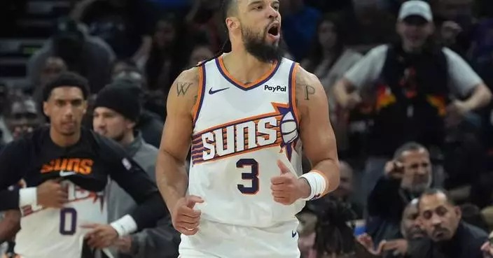 Dillon Brooks scores career-high 40 on his own T-shirt night, leading Suns past Pistons 114-96