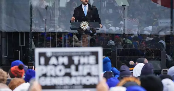 Vance touts the Trump administration’s record against abortion at a Washington rally