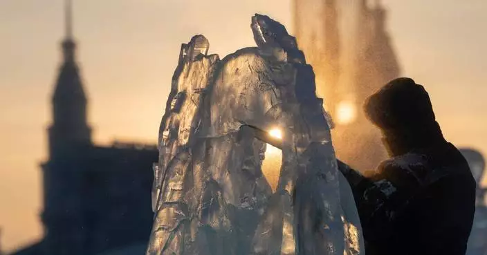 In a frozen northeastern Chinese city, an annual ode to ice rises