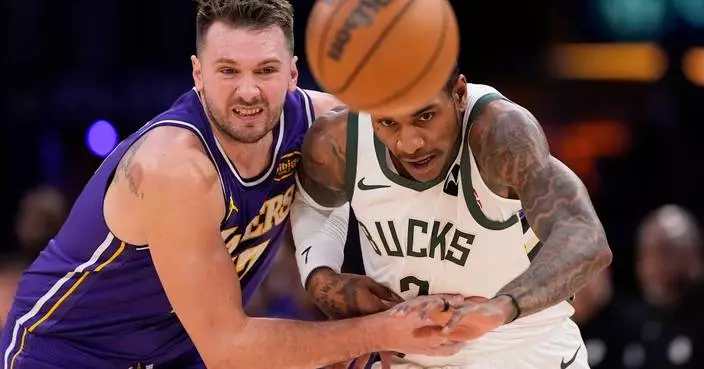 Giannis stops LeBron twice in the final minute as the Bucks rally to beat the Lakers 105-101