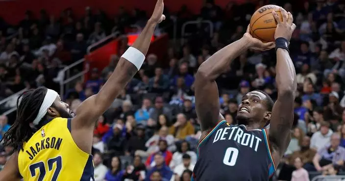 Robinson and Cunningham lead Pistons to rout of shorthanded Pacers, 121-78