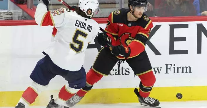 Forsling, Verhaeghe each have goal and assist as Panthers beat Senators 3-2