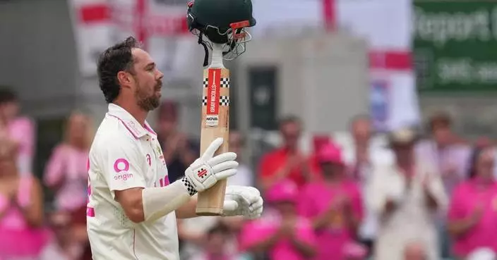 Travis Head’s third century of the series lifts Australia to 281-3 at lunch on Day 3