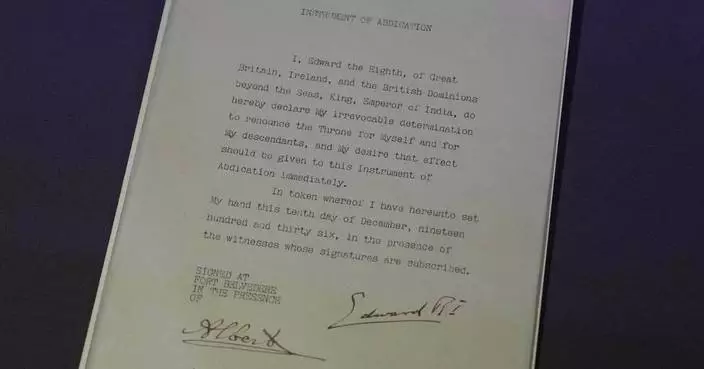 Historic love letters from royals, rogues and romantics go on show at Britain's National Archives