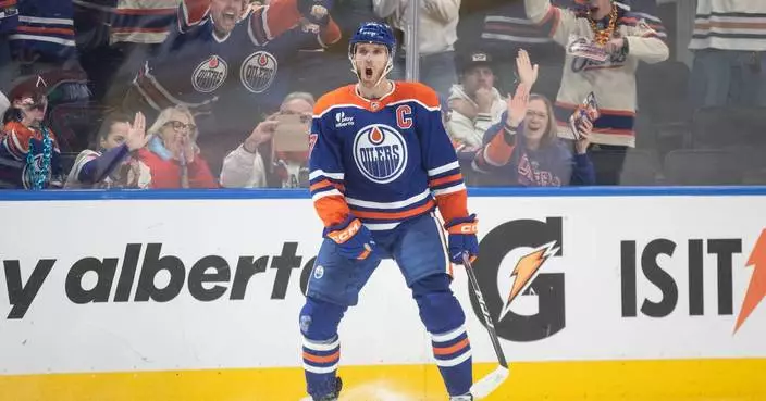 McDavid scores in OT, Bouchard nets hat trick as Oilers edge Capitals 6-5