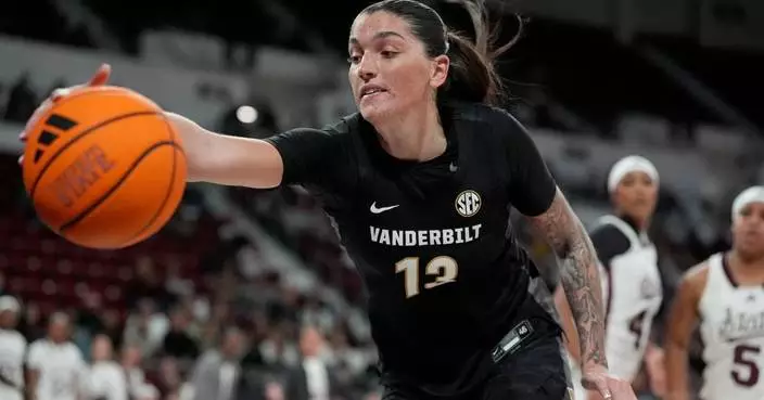 Blakes scores 38 points, No. 5 Vanderbilt beats Mississippi State for first 18-0 start