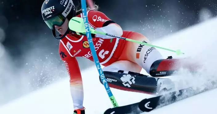 Swiss skier Rast ends Shiffrin’s six-race winning streak in World Cup slaloms with Olympics looming