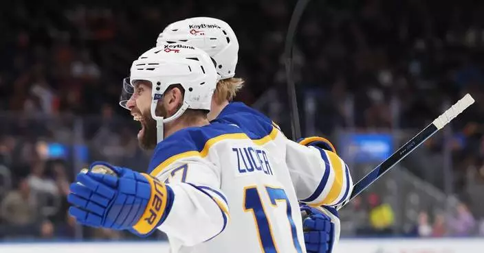 Alex Lyon makes 26 saves, ties Buffalo record with 9th straight win as Sabres blank Islanders 5-0