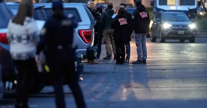 Photos show protests over the shooting of 2 people by federal immigration agents in Oregon