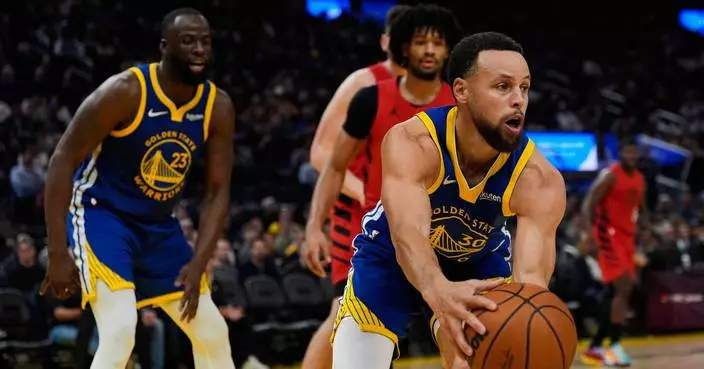 Butler scores 16, Curry dishes 11 assists as Warriors run away from Trail Blazers for 119-97 win