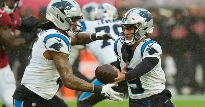 Panthers eager to revive slumping running game in home playoff matchup with Rams