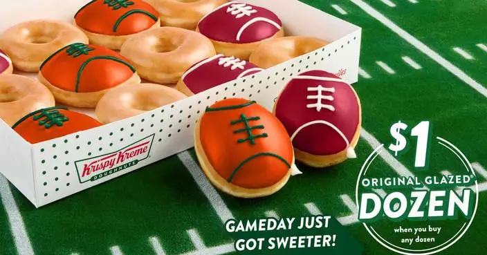 KRISPY KREME® Helping Fans Level up Monday’s Football Festivities With Limited-Edition Championship Dozen, Available Monday, Jan. 19