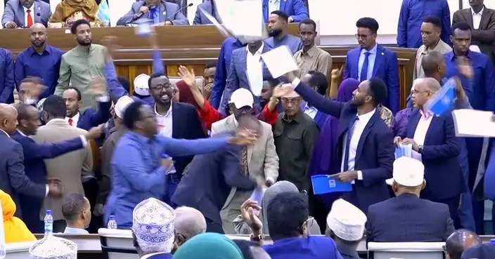 Chaos erupts in Somalia's parliament over proposed constitutional amendments