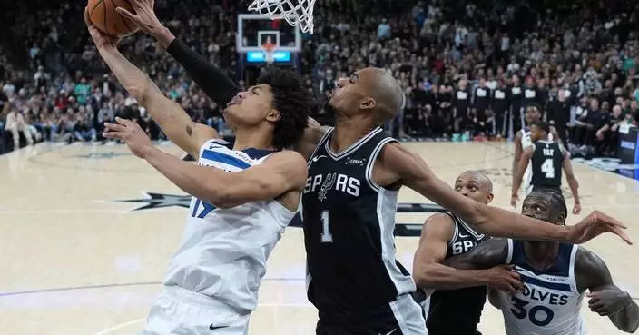 Wembanyama helps Spurs fend off season-high 55 points from Edwards as Spurs top Timberwolves