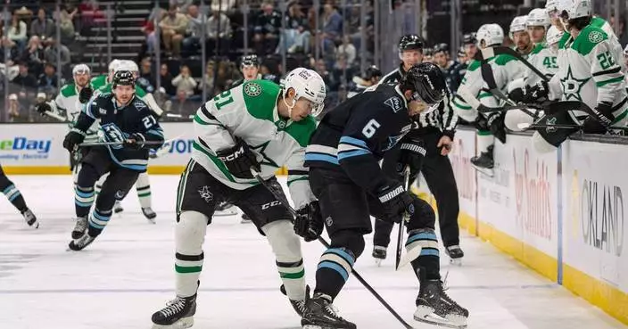 Marino scores in third period to give Utah Mammoth 2-1 win over Dallas Stars