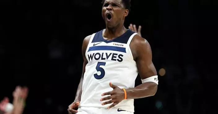 Anthony Edwards, the 3rd-youngest player in NBA history to reach 10,000 career points: ‘It’s cool.’