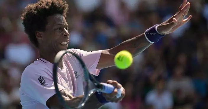 Gael Monfils bids emotional farewell to the Australian Open after a 1st-round loss
