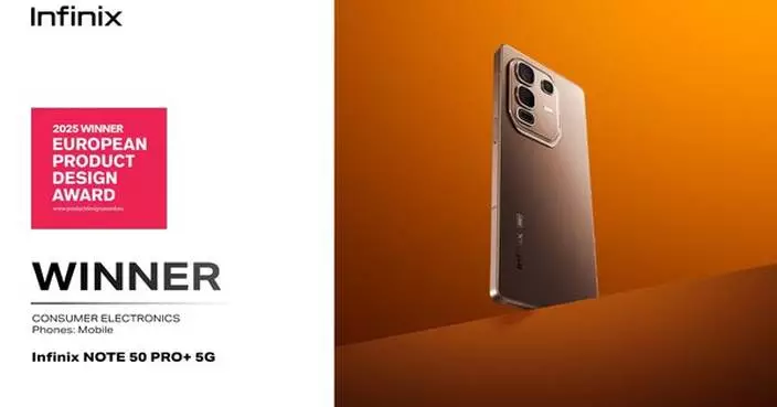 Infinix NOTE 50 Pro+, GT 30 Pro and HOT 60 Pro+ Win 2025 European Product Design Awards