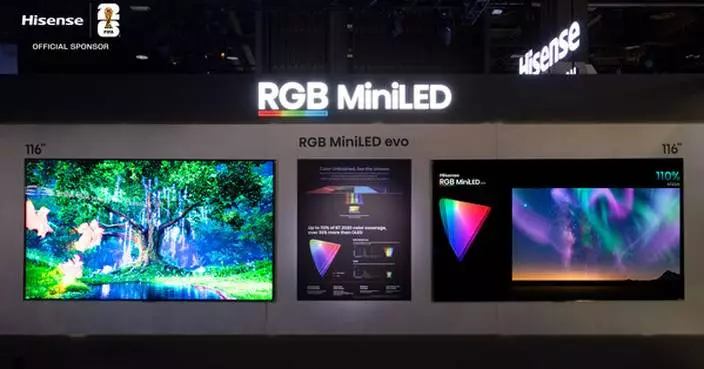 Hisense Debuts 116UXS and XR10, Advancing RGB MiniLED into a New Era at CES 2026