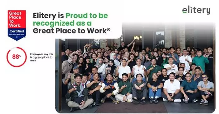 Elitery Secures Second Great Place To Work® Certification, Strengthening Its Foundation for Regional Expansion