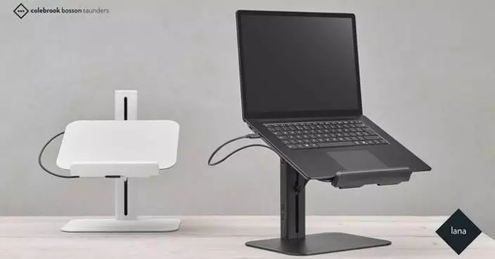 Colebrook Bosson Saunders Launches Lana: An Adaptable Laptop Stand Engineered for Hybrid Work