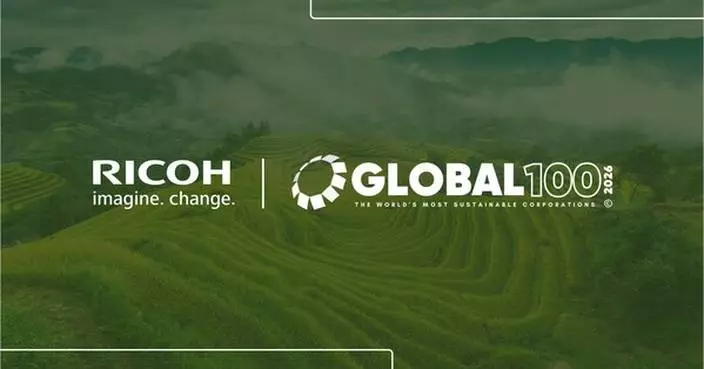 Ricoh named in the 2026 Global 100 Most Sustainable Corporations by Corporate Knights