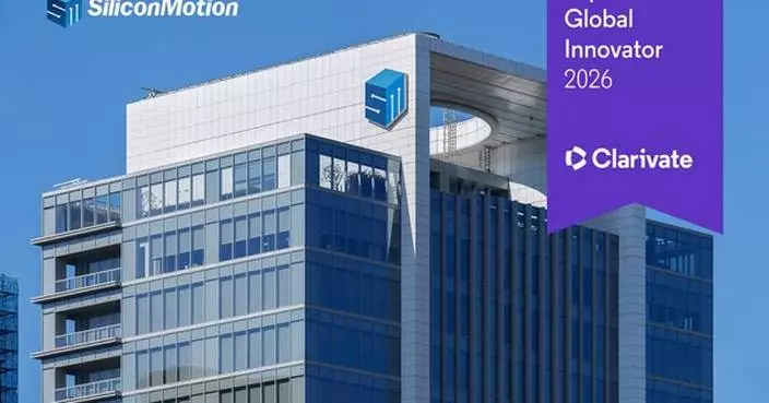 Silicon Motion Named a Clarivate Top 100 Global Innovator 2026