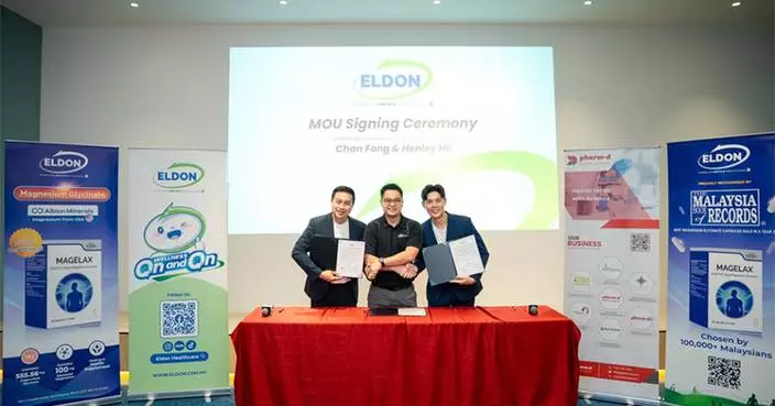 Pharm-D Health Science’s ELDON formalises brand ambassador partnership with Malaysian media personalities Chan Fong and Henley Hii as Brand earns Malaysia Book of Records recognition