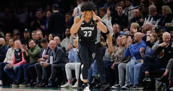 Edwards scores 30, Timberwolves cruise to 138-116 win against short-handed Hawks