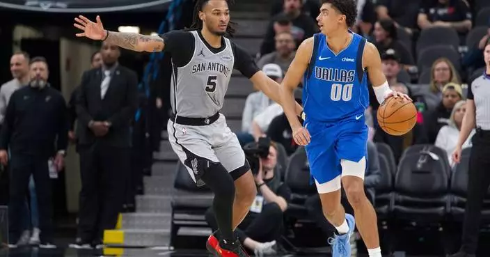 The ball bounced Castle’s way for a career-high 40 points in triple-double in Spurs’ win over Mavs