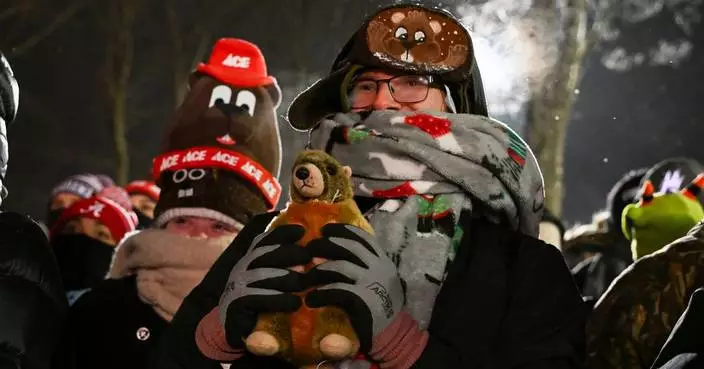 The Latest: Groundhog Punxsutawney Phil will predict winter's end or 6 more weeks of cold