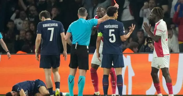 Coulibaly’s red card costs Monaco as PSG squeezes through to Champions League last 16